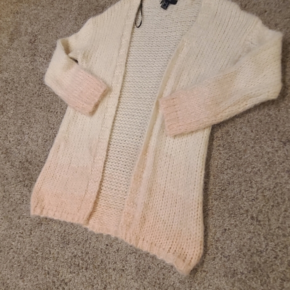 Forever 21 ombre eyelash cardigan duster - Picture 2 of 5